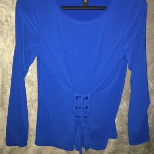 Inc. international concepts. Bold blue shirt.